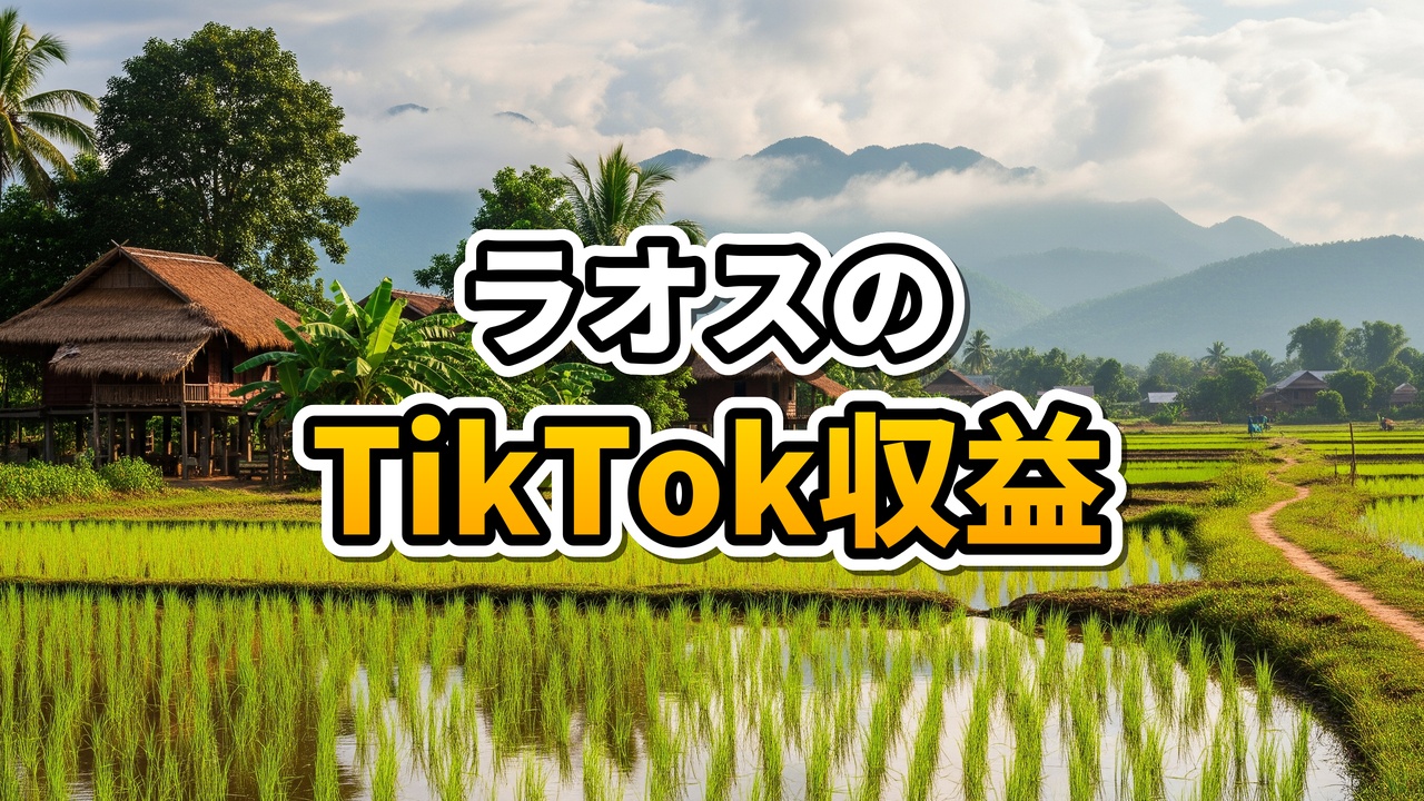 ラオスの月収が1日で？TikTok収益化の真実と「100ドル」の衝撃