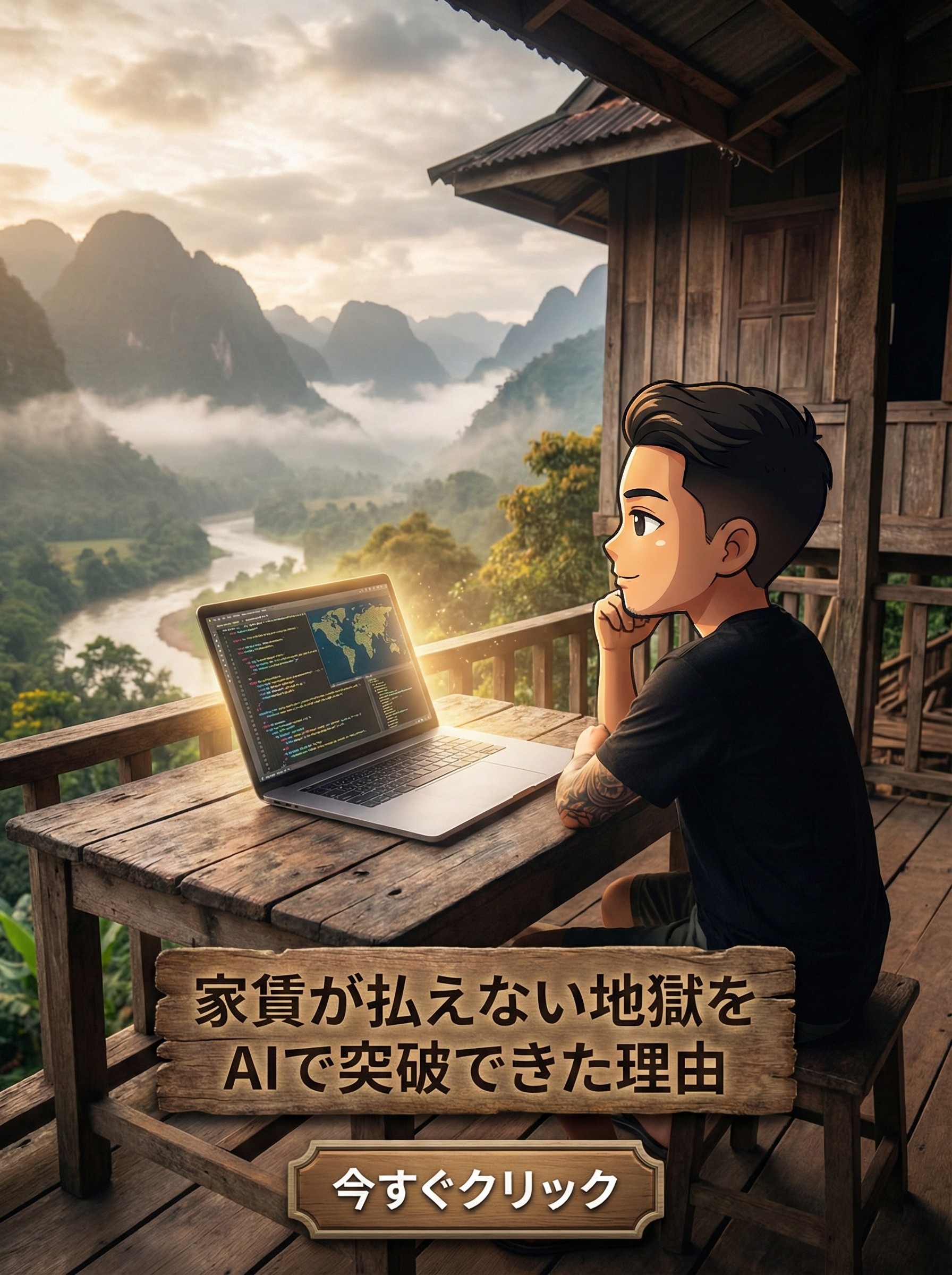 デジタルノマドの聖地、ラオス。PC一台で世界を旅する自由。