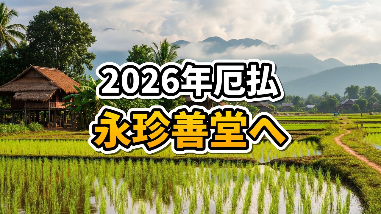 ラオスのビエンチャンにある永珍善堂で、赤い紙を使って厄払いの儀式（ピーチョン）を行う女性の様子